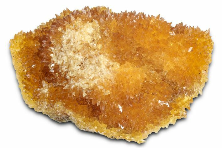Intense Orange Calcite Crystal Cluster - Poland #332044